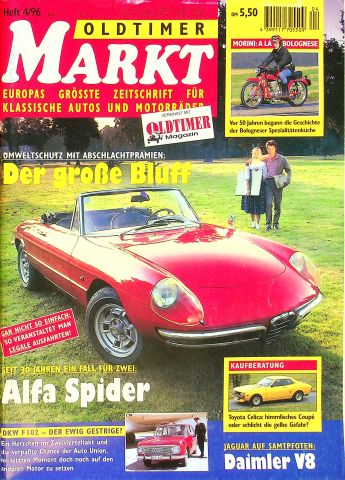 Deckblatt Oldtimer Markt (04/1996)